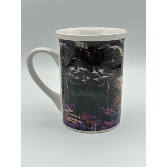 Vintage Designpac Spring Gate Thomas Kinkade Art Scene Mug coffee tea cup 1996 - Picture 3 of 11